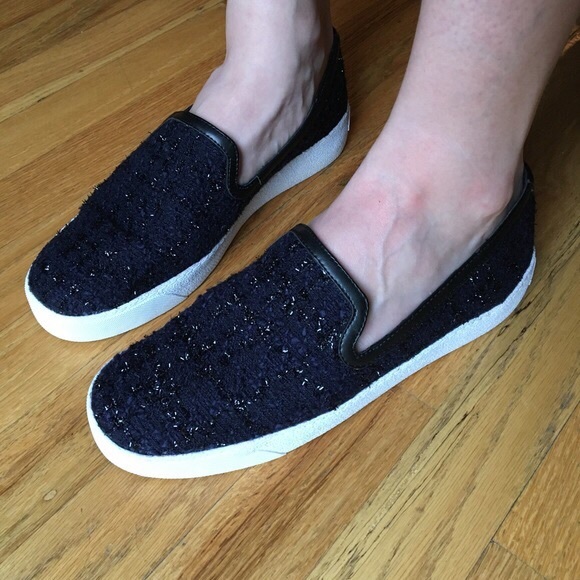 Sam Edelman Shoes - Sam Edelman Blue Slip-on Sneakers